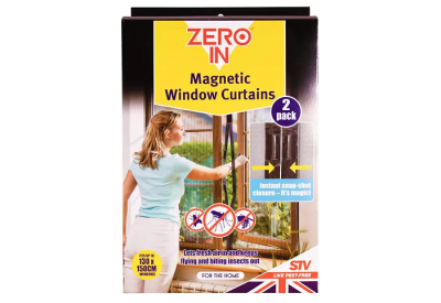 Zero In Magnetic Window Curtains (150 x 130cm) pack of 2